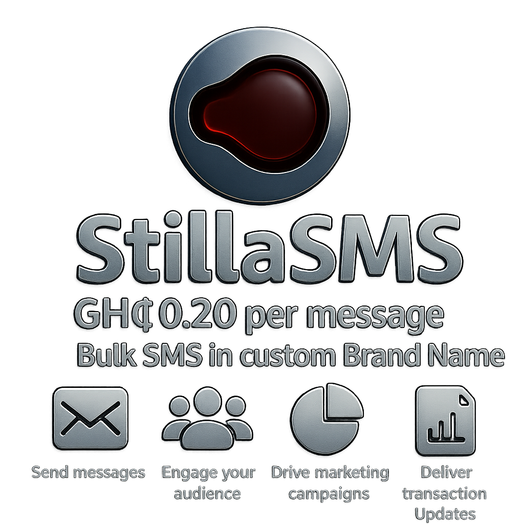 StillaSMS - GH¢0.20 per message